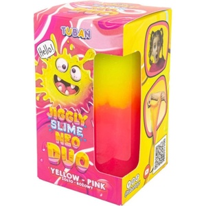 TUBAN Слайм Tuban - Jiggly Slime, Neo Duo, жълто-розов, 430 g (TU3811) - ozone