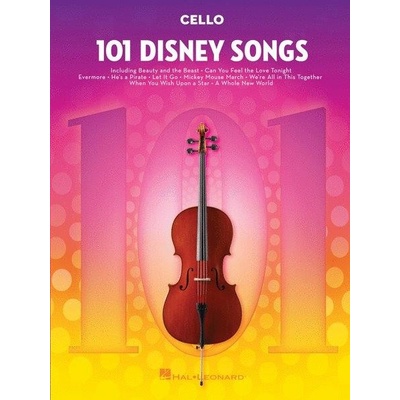 101 Disney Songs: Cello noty na violoncello