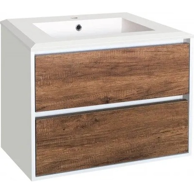 Inter Ceramic Конзолен PVC шкаф ICP 7155 АТИКА с умивалник, 70x45x55см (7155)