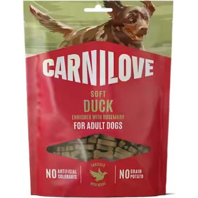 Carnilove Dog Soft Snack Kačica & Rozmarín 200 g