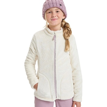 Roxy Igloo Zip WCF5/Whisper Whit Big Flower Emboss
