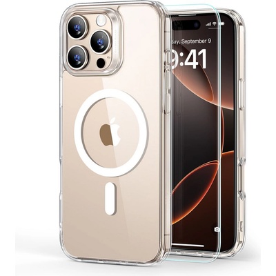 ESR Силиконов кейс с MagSafe за iPhone 16 Pro от ESR Classic Hybrid Halolock - Clear (4894240243466)
