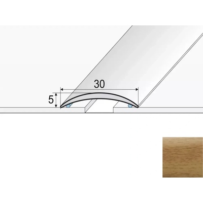 Effector A03 Prechodový profil DUB JASNÝ 2,7 m