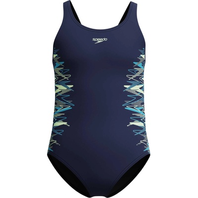 Speedo Цял бански girls placement muscleback 1pc