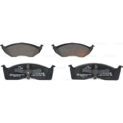 BOSCH Sada brzdových platničiek kotúčovej brzdy 0986424363