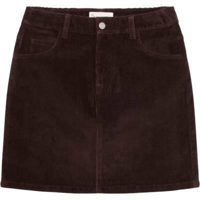 KnowledgeCotton Apparel Дамска пола Knowledgecotton apparel Women's 14 Wales Corduroy Skirt - Chocolate Torte - размер 32 (UK) (113-1163-0116)