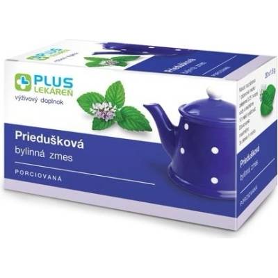 PLUS LEKÁREŇ Priedušková bylinná zmes porciovaná 20 x 1,5 g