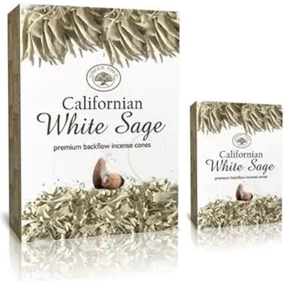 Green Tree Vonné kužely Tekoucí dým Californian White Sage 12 ks – Zboží Dáma