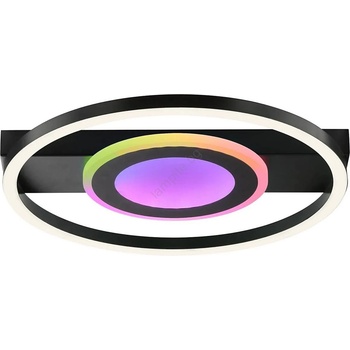 Brilliant - LED RGBW плафон с възможност за димиране MAUREEN LED/20W/230V 3000-6500K черен + дистанционно управление (BI0329)