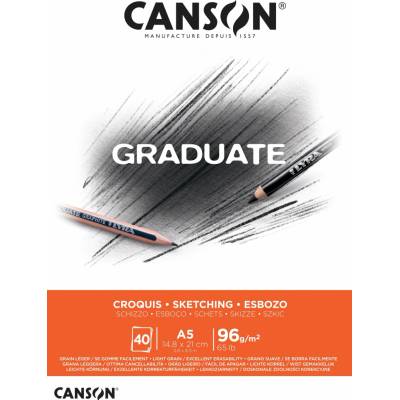 Canson Graduate skicár 96 g/m² 40 listov A5 lepený