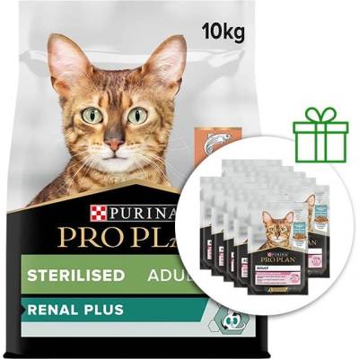 PURINA pro plan cat sterilised renal plus сьомга 10 кг + 10 пакетчета БЕЗПЛАТНО