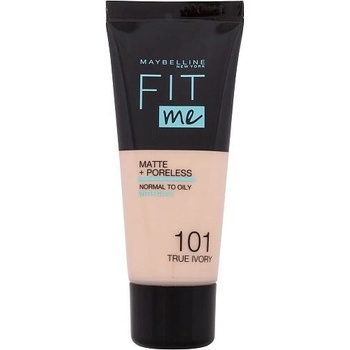 Maybelline Sjednocující make-up s matujícím efektem Fit Me! Matte & Poreless Make-Up 101 True Ivory 30 ml