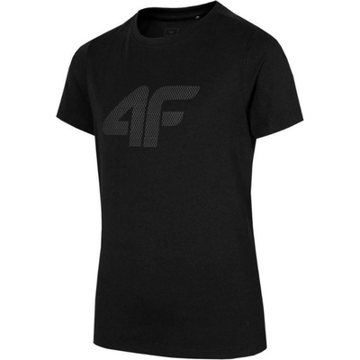 4F dětské tričko HJZ22 JTSM002 deep black