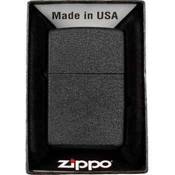Image 1 of MFH Zippo Black Crackle ветроустойчива запалка, ненапълнена (24053A)