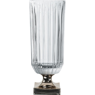 Nachtmann Ваза MINERVA PLATINUM, 40 см, прозрачна, Nachtmann (NM104165)