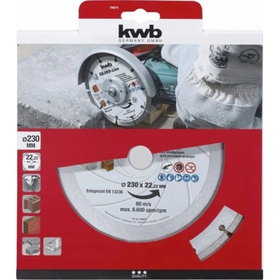 Kotouč diamantový řezný na úhlovou brusku Dia-Cutt. Disc Segment 230 CD