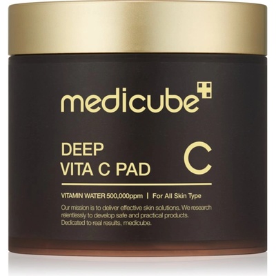 medicube Deep Vita C Pad силно ревитализиращи възглавнички за освежаване и изглаждане на кожата 70x1 бр
