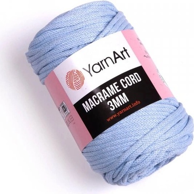 YarnArt Macrame Cord 3mm Barva: Macrame Cord 3mm 760 modrá