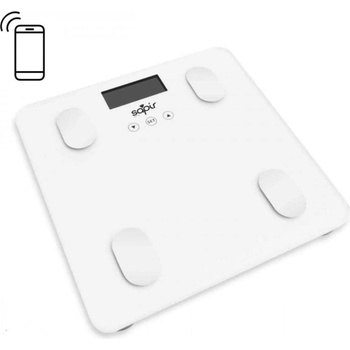 Image 1 of Sapir Дигитален кантар-анализатор sapir sp 1650 ab, 180 кг, Измерване на мускулна маса, мазнини, вода, кости и bmi, Бял (1650100024)