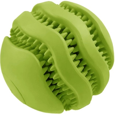 Fencee pískací dentální míček 9 cm zelená