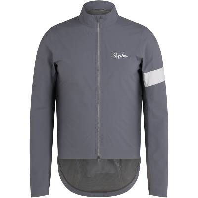 Pánska cyklistická bunda Rapha Men's Core Rain Jacket - grey / white M