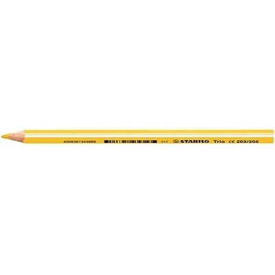 Stabilo Trio thick farebná trojhranná ceruzka hrubá žltá 203 205