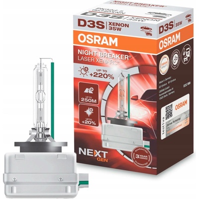 OSRAM XENONOVÉ VÝBOJKY XENARC NIGHT BREAKER LASER +220% D3S 66340XNN – Hledejceny.cz