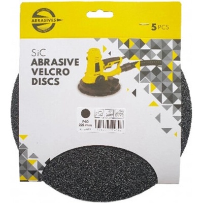 ABRASIVES Brusný výsek na suchý zip 225 mm, 1bal/5ks | zr. 120