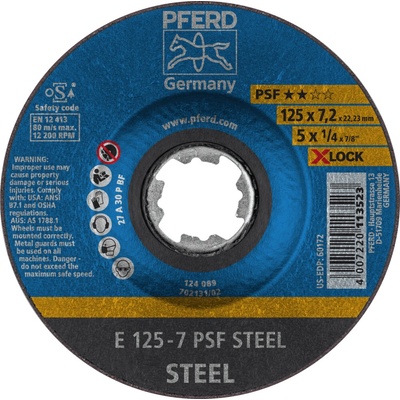 Pferd brúsny kotúč 125 x 7 mm 62011125