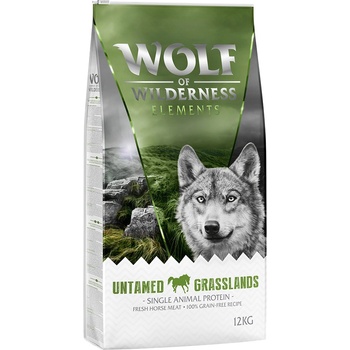 Wolf of Wilderness "Untamed Grasslands" Horse bez obilnín 12 kg