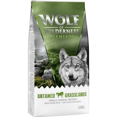 Wolf of Wilderness "Untamed Grasslands" Horse bez obilnín 2 x 12 kg