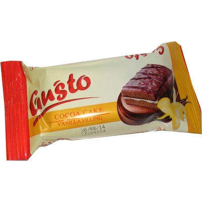 Gusto kakaová piškóta s vanilkovým krémom 32g