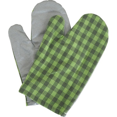 B.E.S. - Petrovice, s.r.o. Kuchyňská chňapka s magnetem a teflonovou vrstvou, 2 ks v balení - vzor Zelená kostička – Zbozi.Blesk.cz