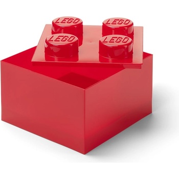 LEGO® Червена пластмасова детска кутия за съхранение 25x25x18 cm - LEGO® (40090804)