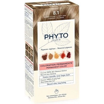 Image 1 of PHYTO Безамонячна боя за коса Светло пепелно русо, Phyto Color Permanent Color 8.1 Blond Clair Cendre 50 ml