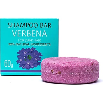 Saules Přírodní tuhý šampon verbena na tmavé vlasy 60g