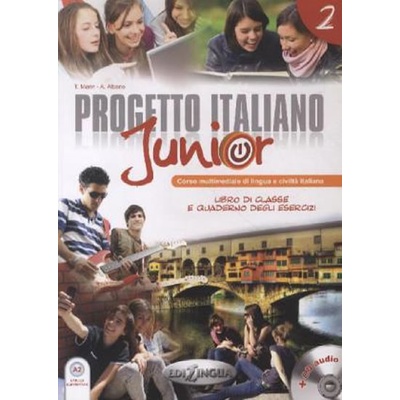 Progetto Italiano Junior 2 Libro di classe e Quaderno degli esercizi + CD Audio + DVD