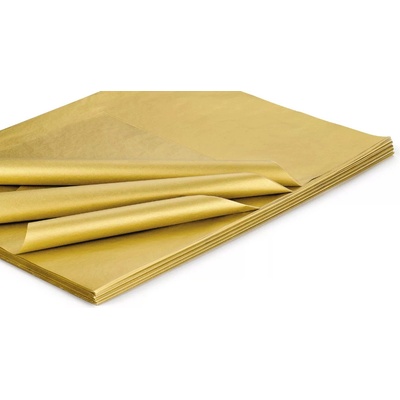 Hedvábný papír do dárkových tašek - 1 ks - zlatý – Zbozi.Blesk.cz