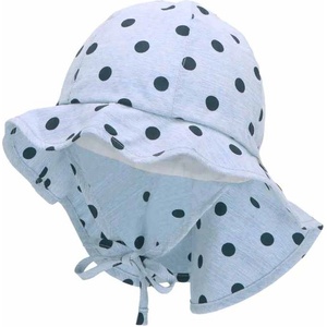 Sterntaler Шапка с UV 50+ защита Sterntaler - На точки, за момиче, 51 cm, 18-24 месеца, синя (1412312-325) - baby