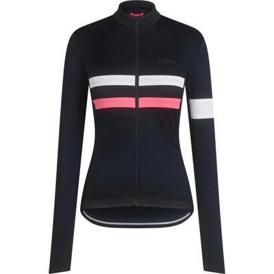 Rapha Brevert Long Sleeve Dámsky Dark Navy/Pink/White