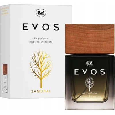 K2 EVOS Samurai parfém do auta s rozprašovačem 50 ml