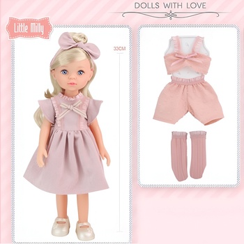 Кукла 33 см. с допълнителен тоалет Little Milly 91098-С