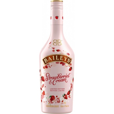 Baileys Strawberries & Cream 17% 0,7 l (čistá fľaša)