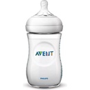 Philips Avent Štartovacia sada Natural 4 x fľaša + kefa + cumlík Transparentná