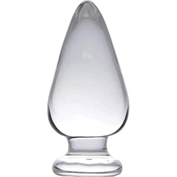Guilty China Стъклено дилдо Butt Plug "EXPANDABLE CLEAR PLUG" 10 см