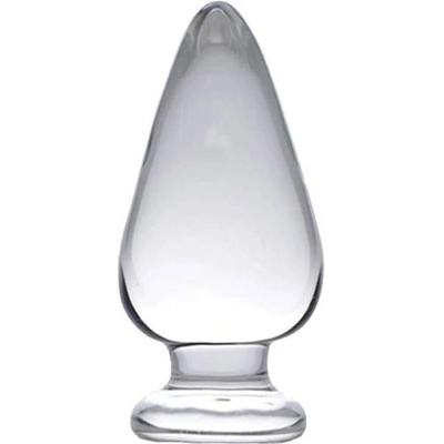 Guilty China Стъклено дилдо Butt Plug "EXPANDABLE CLEAR PLUG" 10 см
