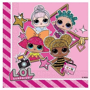 Image 1 of Procos Салфетки - LOL Glitterati 20 бр