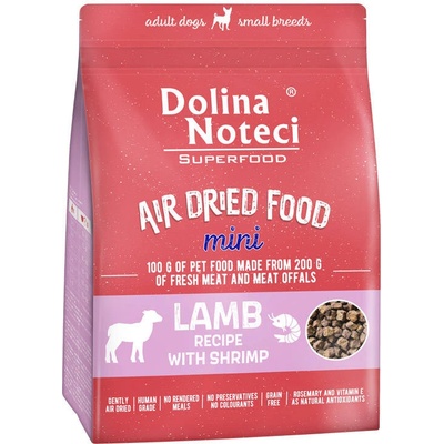 Dolina Noteci Superfood Mini jehněčí s krevetami 1 kg