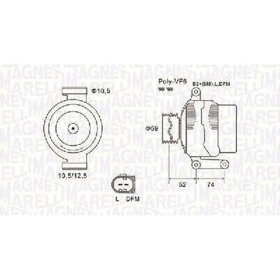 generátor MAGNETI MARELLI 063731928010