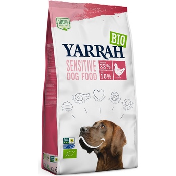 Yarrah Bio Sensitive s kuřecím masem a rýží 10 kg